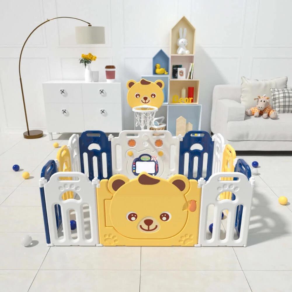 Playpen with Basketball Hoop