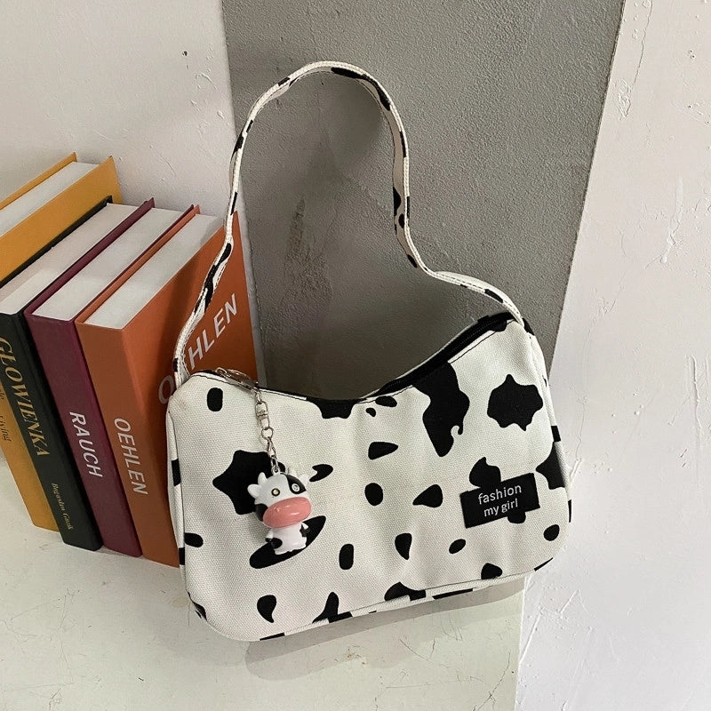 This Year's Popular Small Bag Women's Autumn  New Fashion Canvas Messenger Bag Versatile Handheld Shoulder Underarm Bag