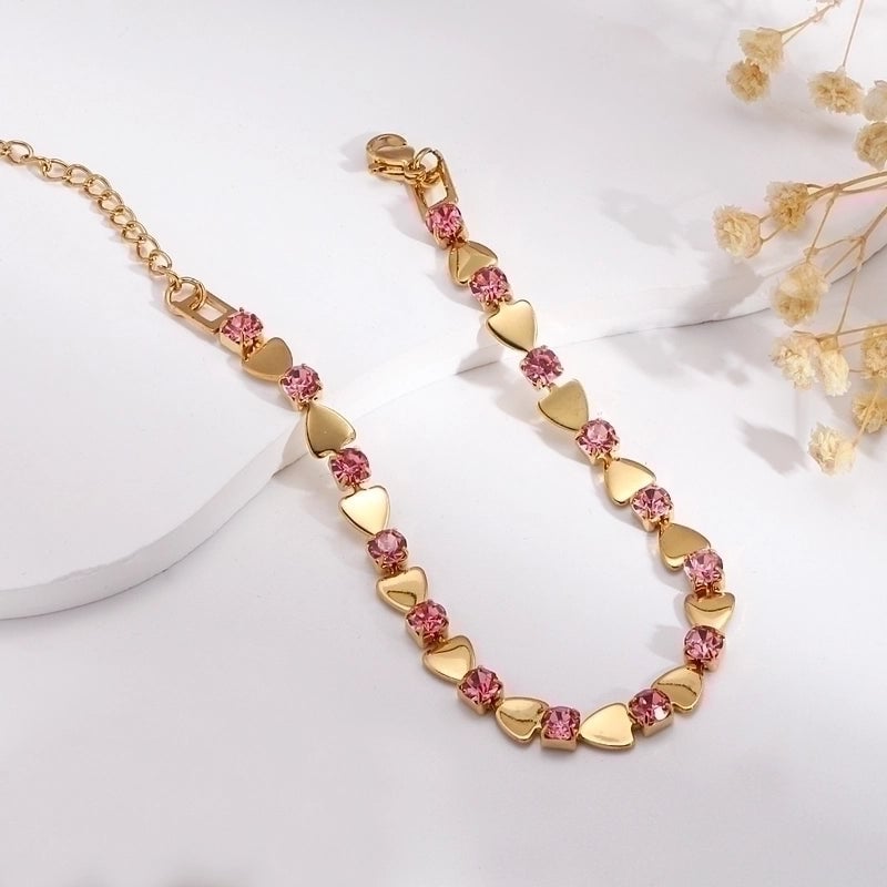 Casual Minimalist Geometric 201 Stainless Steel 18K Gold Plated Bracelets In Bulk
