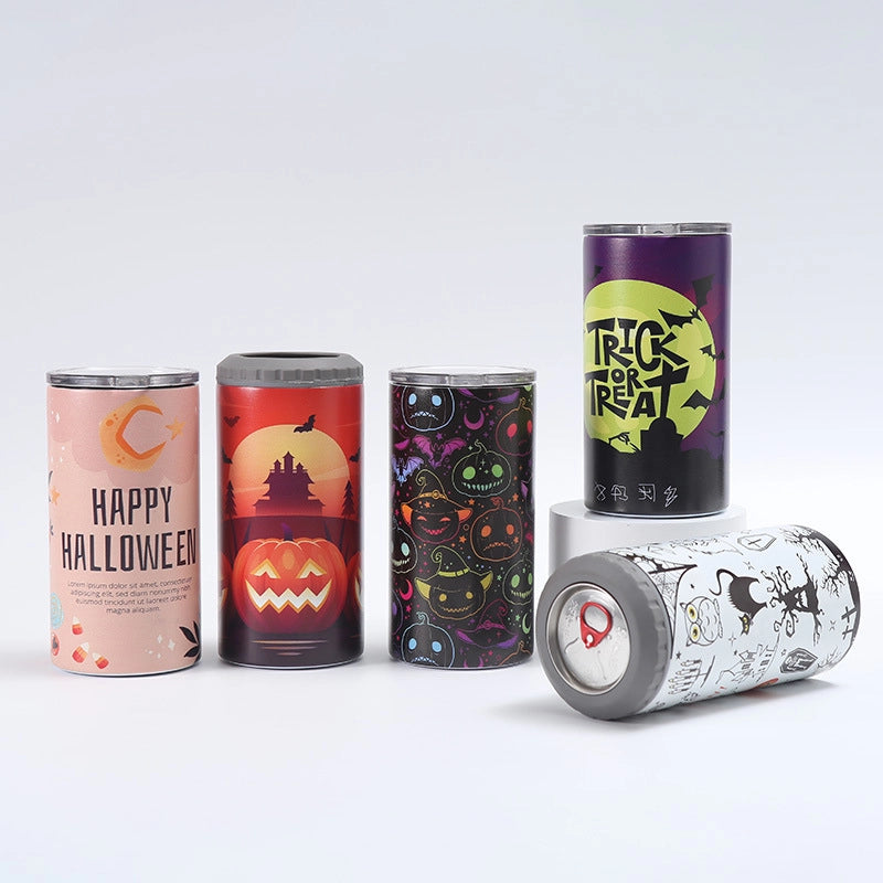 Halloween Retro Multicolor 201 Stainless Steel 304 Stainless Steel Thermos Cup 1 Piece