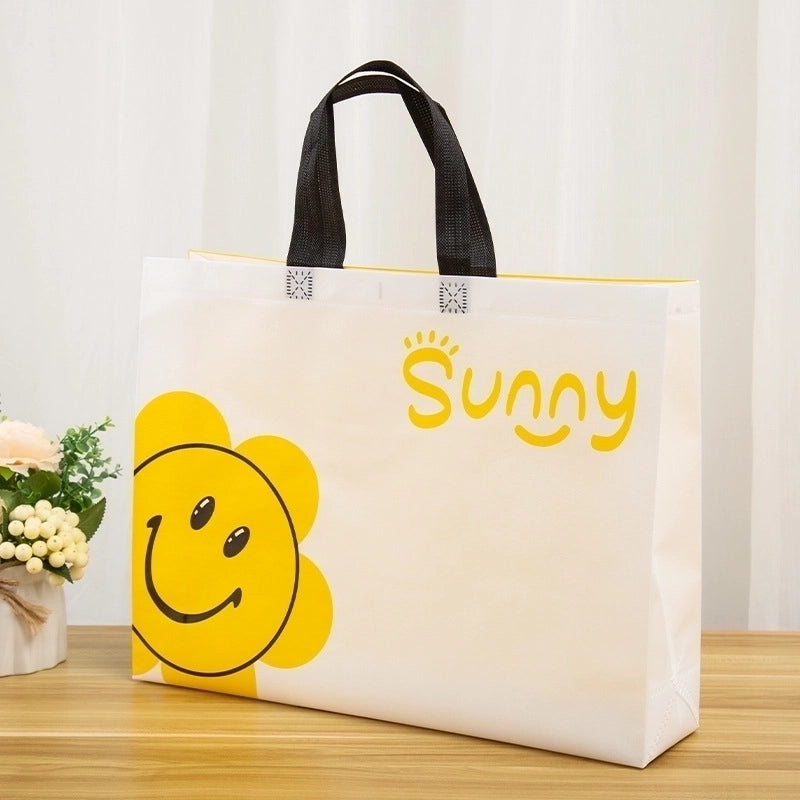 Cartoon Cute Non-woven Bag Spot Shopping Mall Clothing Store Children's Clothing Store Non-woven Bag With Logo Shopping Gifts
