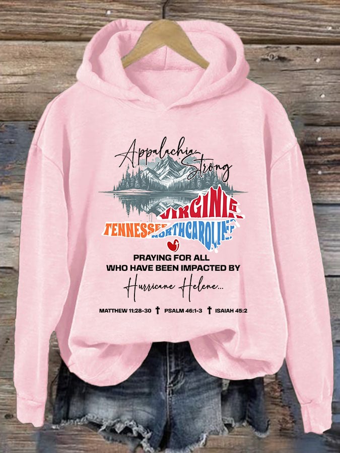 Women's Hurricane Helen Disaster Relief Printed Sweatshirt