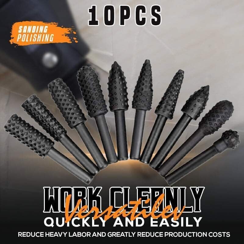 Premium Tungsten Steel Carbide Rotary Burr Set