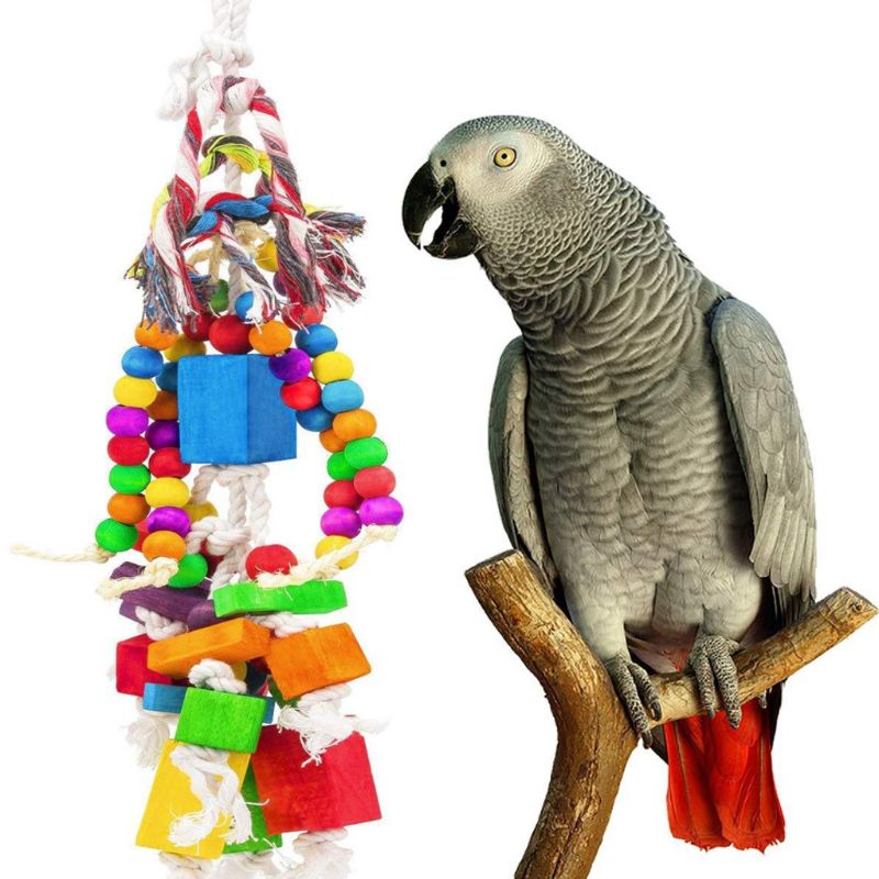 Wooden Pendant Swing Bird Toy