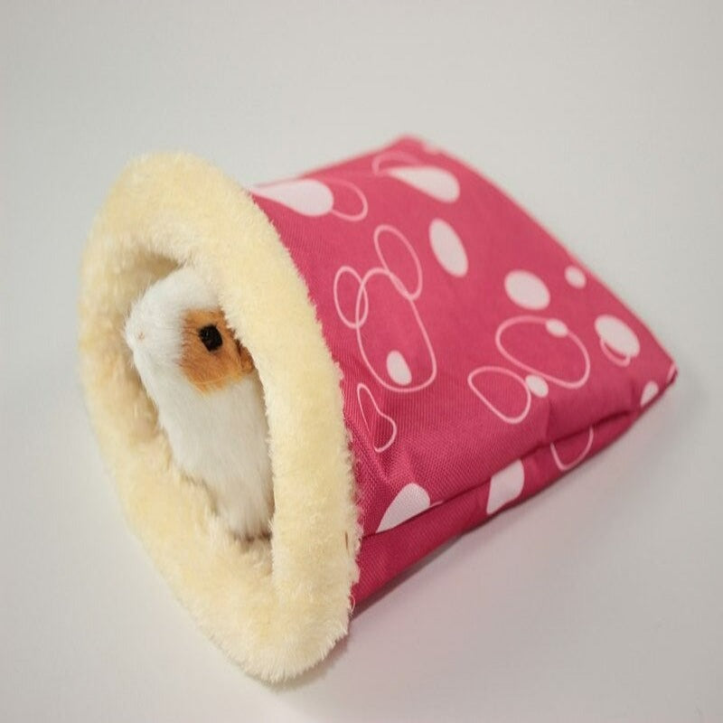 Warm Plush Hamster Bed