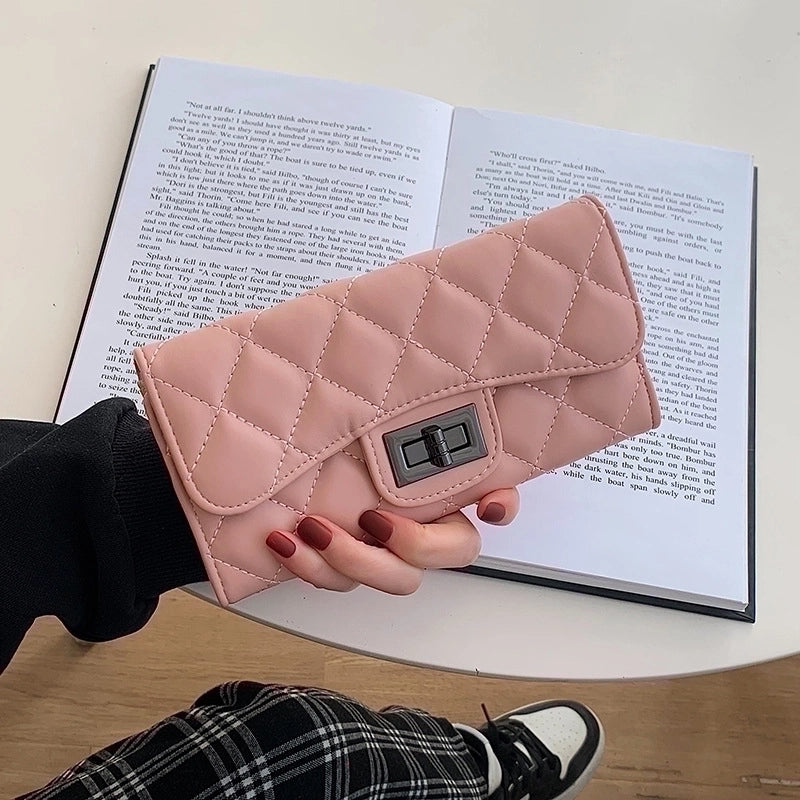 Fashion Medium Long Ladies Wallet New Fashion Large-capacity Two-fold Wallet