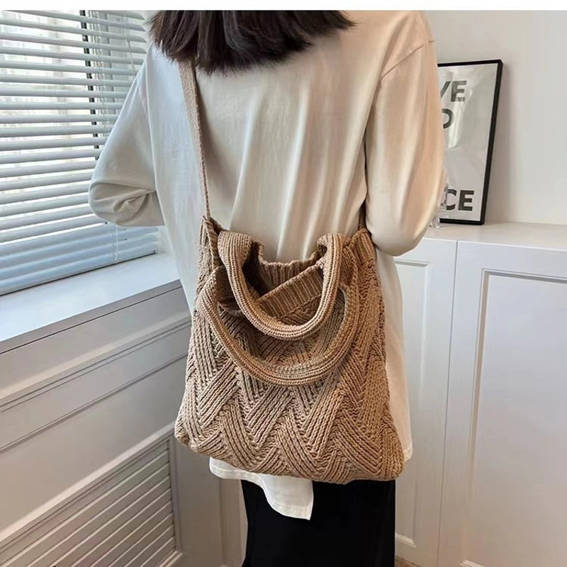 New Knitted Bag Special Bag Vintage Women's Bag Crossbody Bag Woven Bag Handbag Tote Bag Trendy