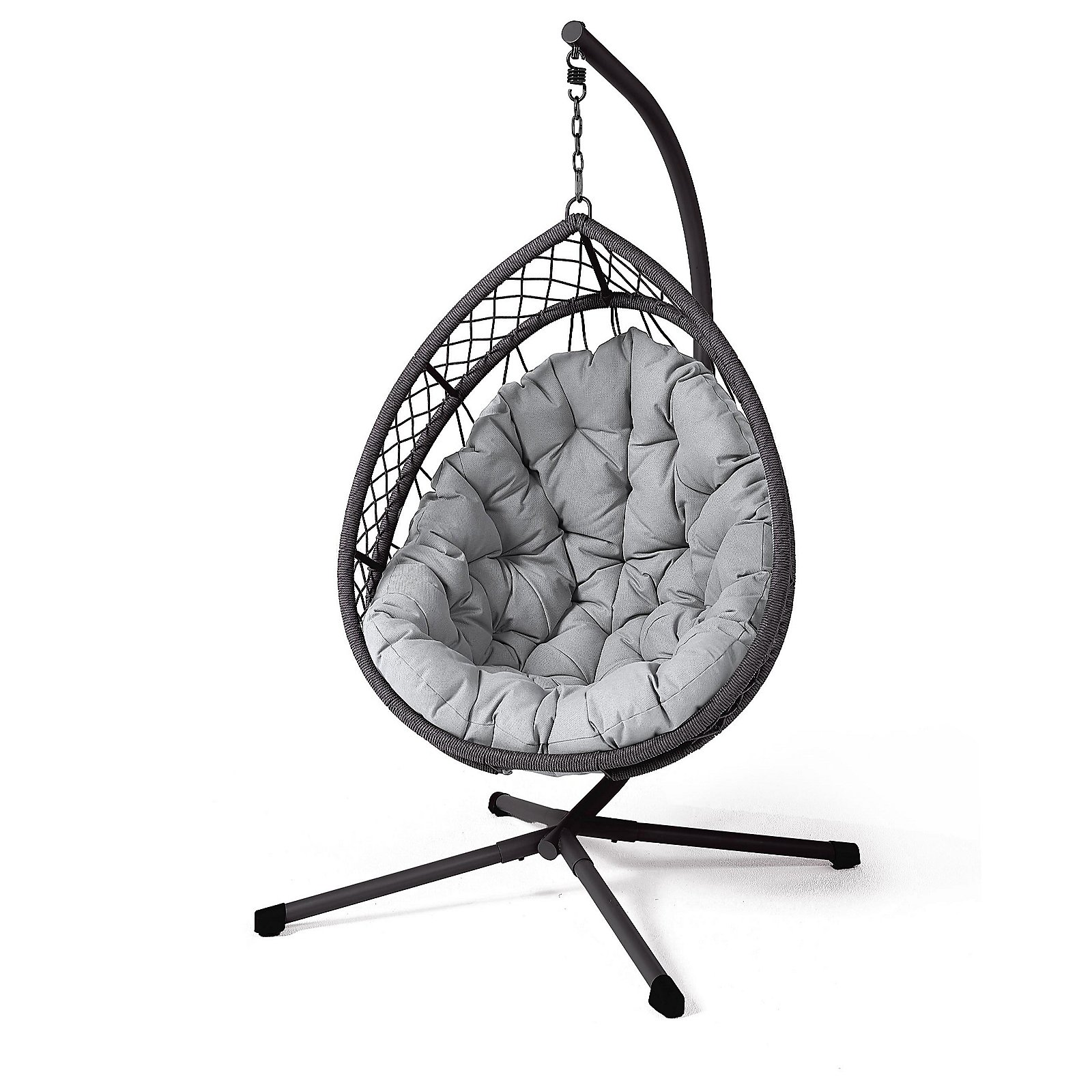 My Garden Stories Oslo Collapsing Hanging Egg Chair