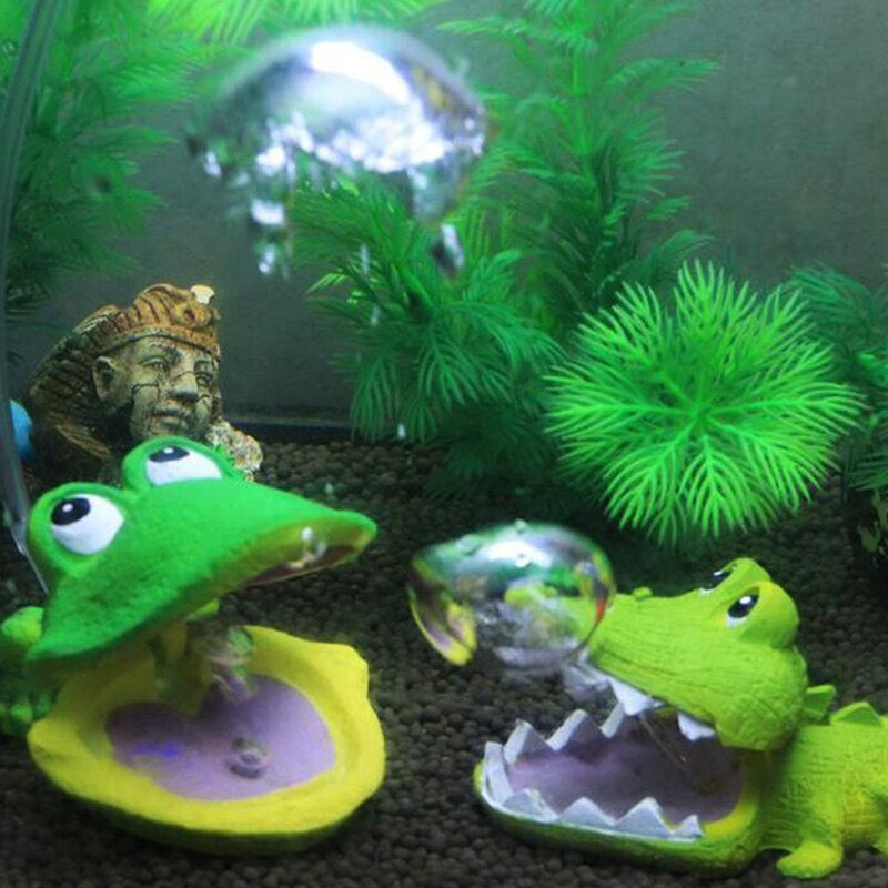 Artificial Resin Frog For Aquarium