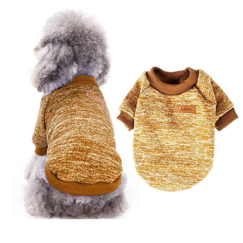 Casual Warm Starling Schnauzer Cat Small Dog Puppy Internet Celebrity Comfortable Fleece Autumn And Winter Clothes Hair-free Cat And Dog Clothes