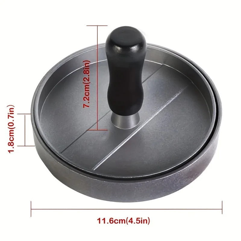 Non-stick Stainless Steel Burger Patty Press Maker Molder