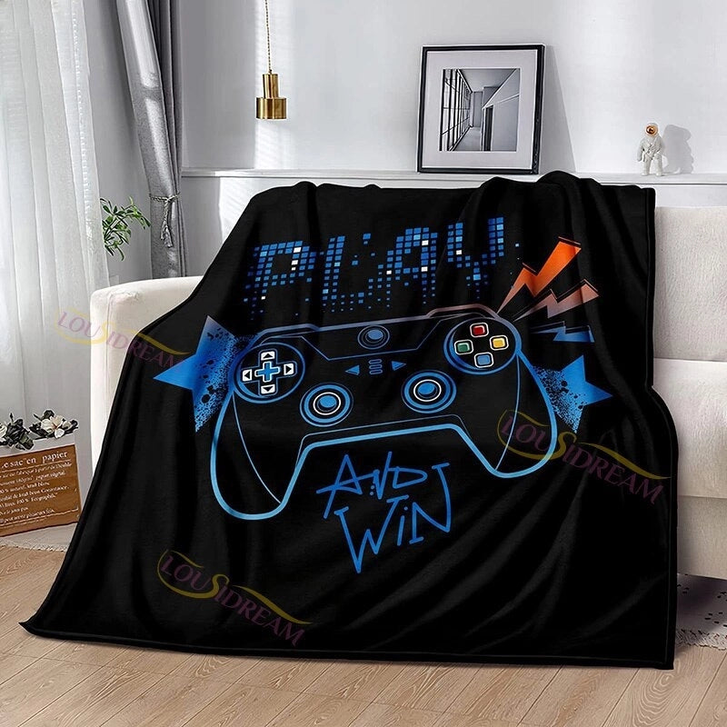 Vacation Cartoon Polyester Blanket