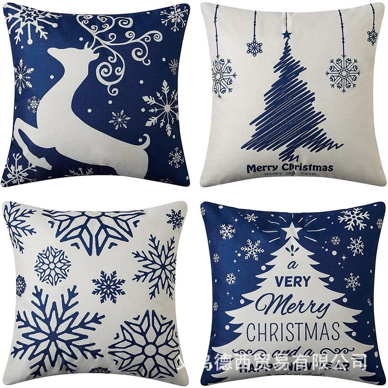 Fashion Cartoon Linen Pillow Cases