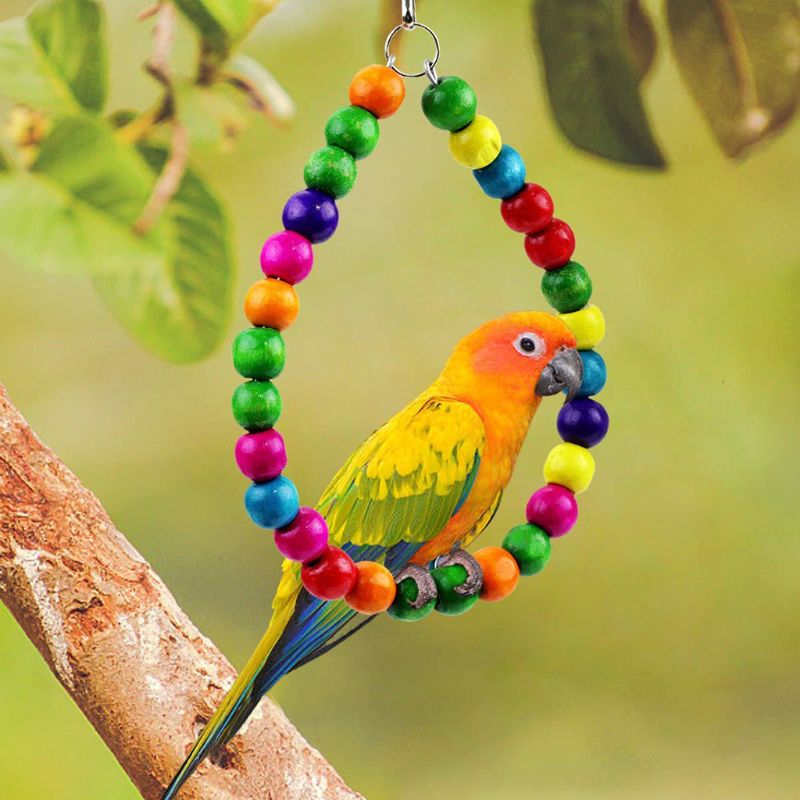 7 Pieces Pack Of Pet Bird Toy