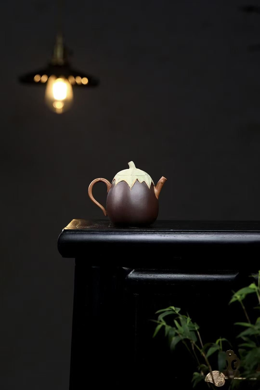 Original ore clay powder decoration home collection old purple clay · 120cc