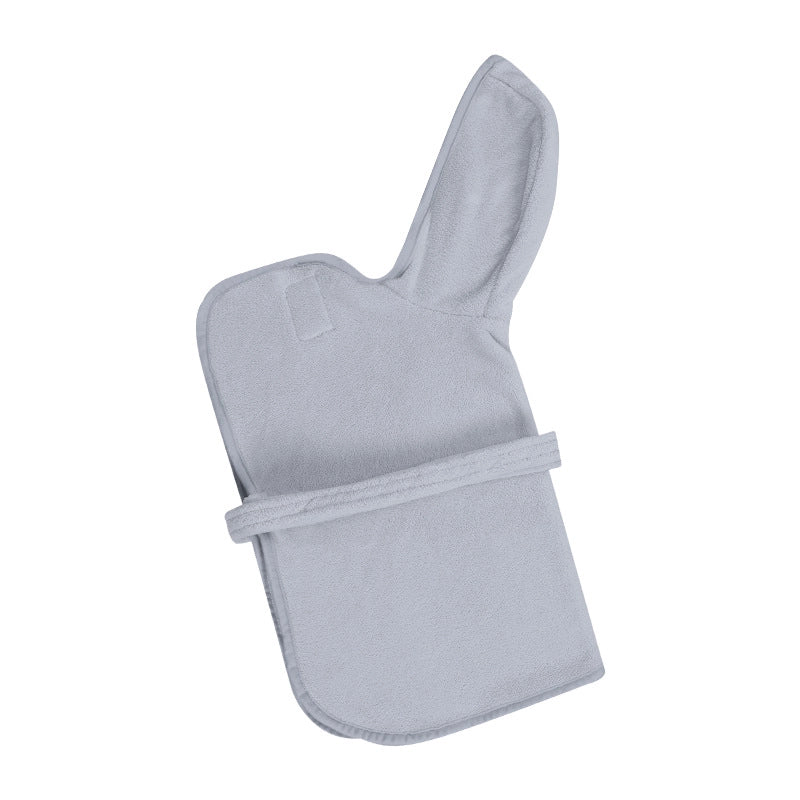 Minimalist Fiber Solid Color Pet Bath Towel