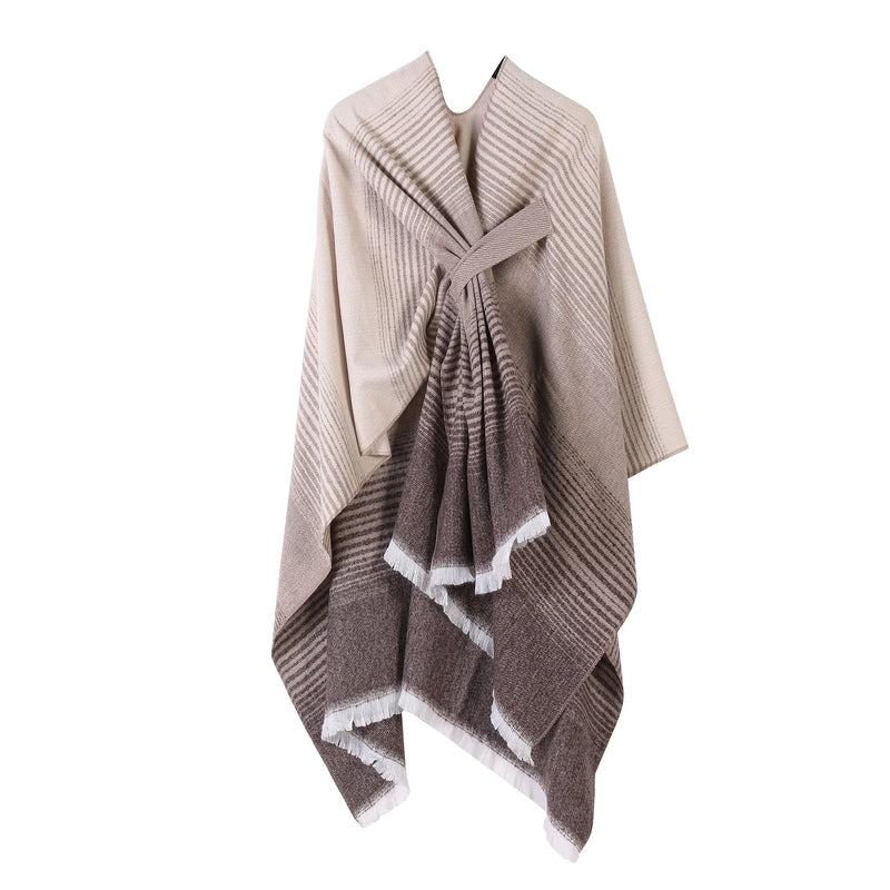 Shawl Women's Ethnic Style Yunnan Travel Wear Summer Sweet Knitted Cape In Stock