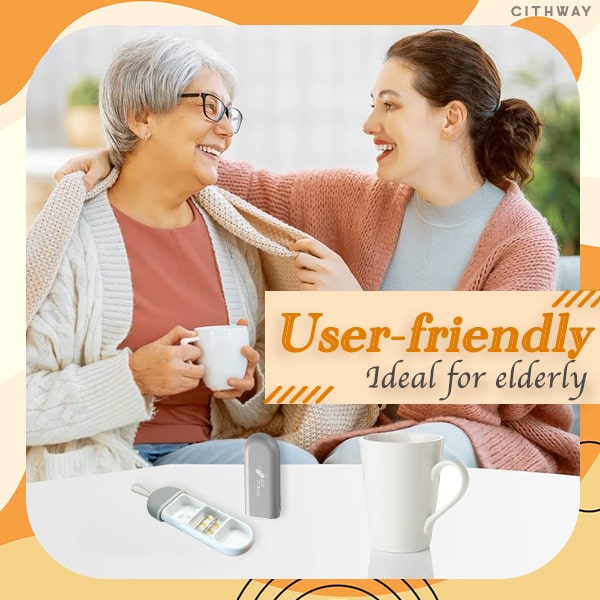 CithwayTravel-Friendly Sliding Pill Box Organizer