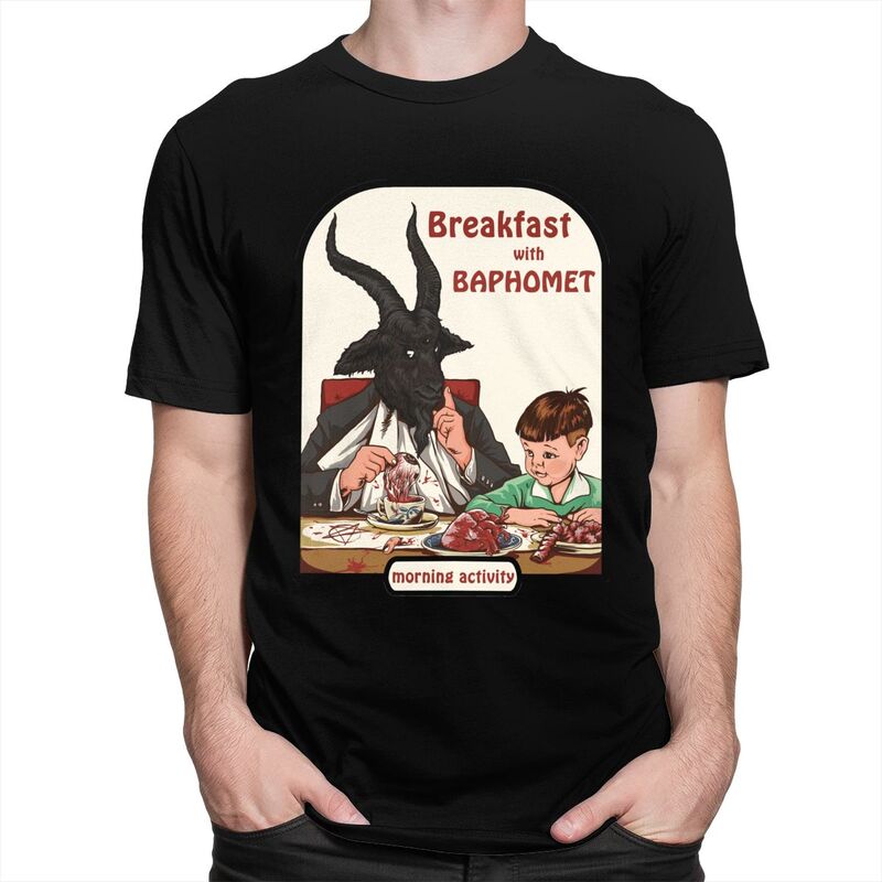 Breakfast With Baphomet Tee