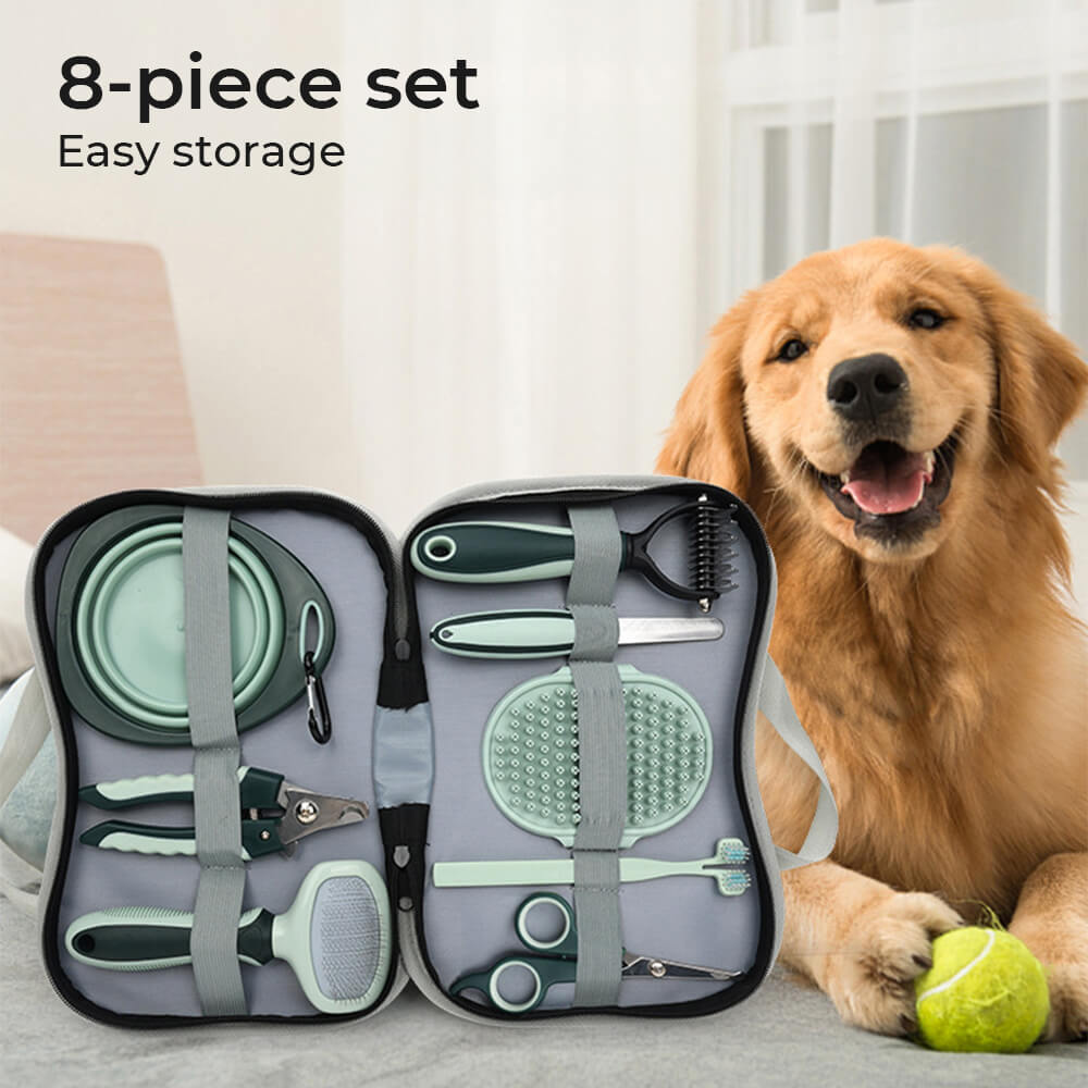 All-in-One Complete Deshedding and Care Set Pet Grooming Kit