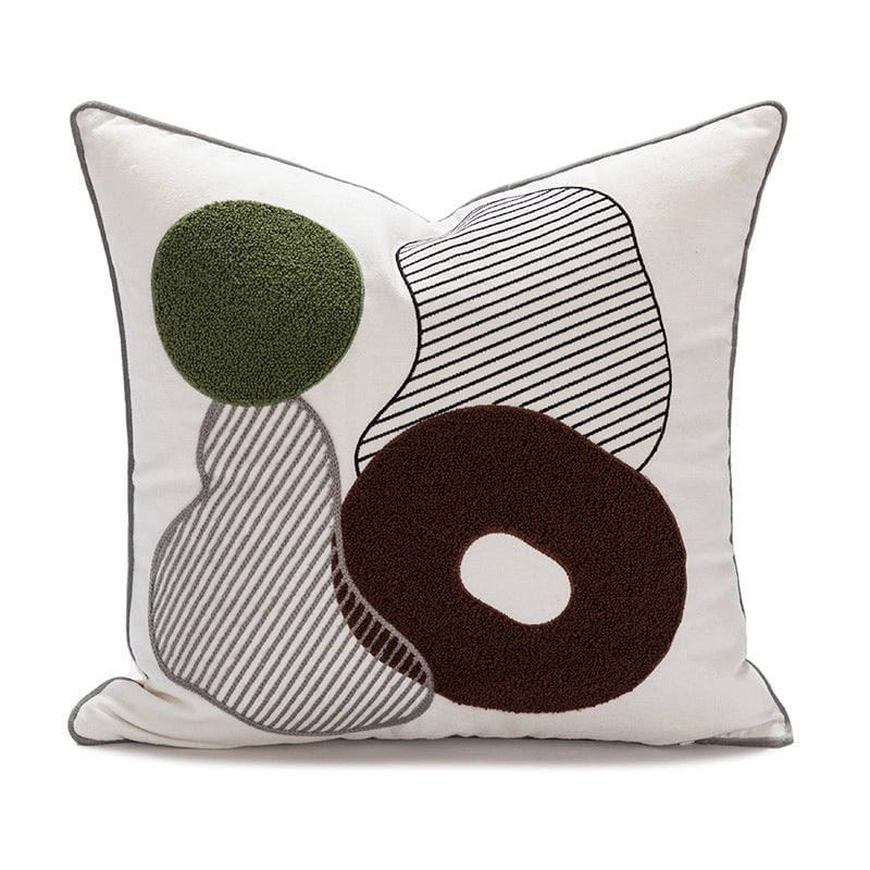 Retro Abstract Painting Tiger Cotton Plush Pillow Cases