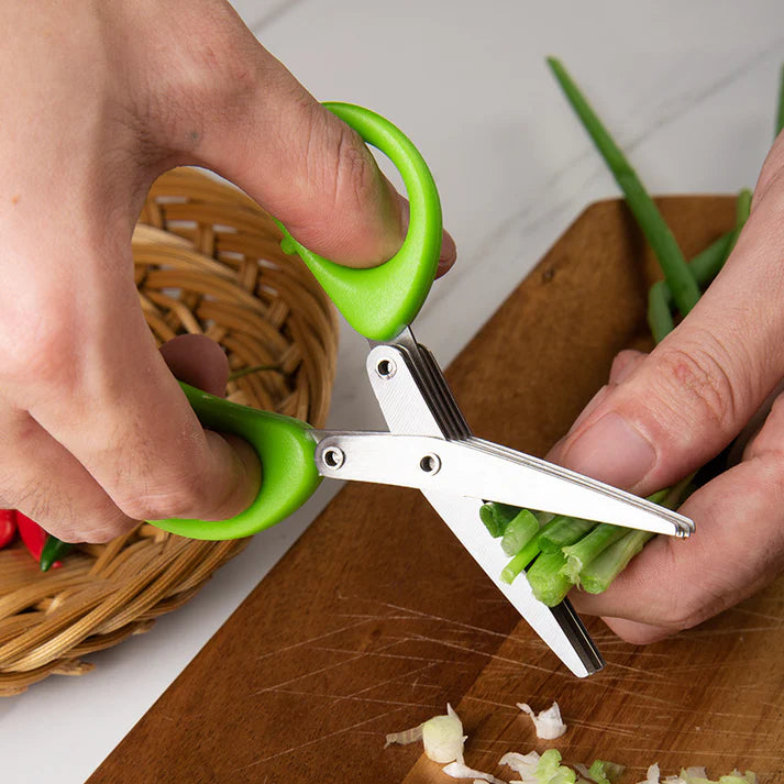 MULTI-FUNCTION HERB KITCHEN SCISSORS