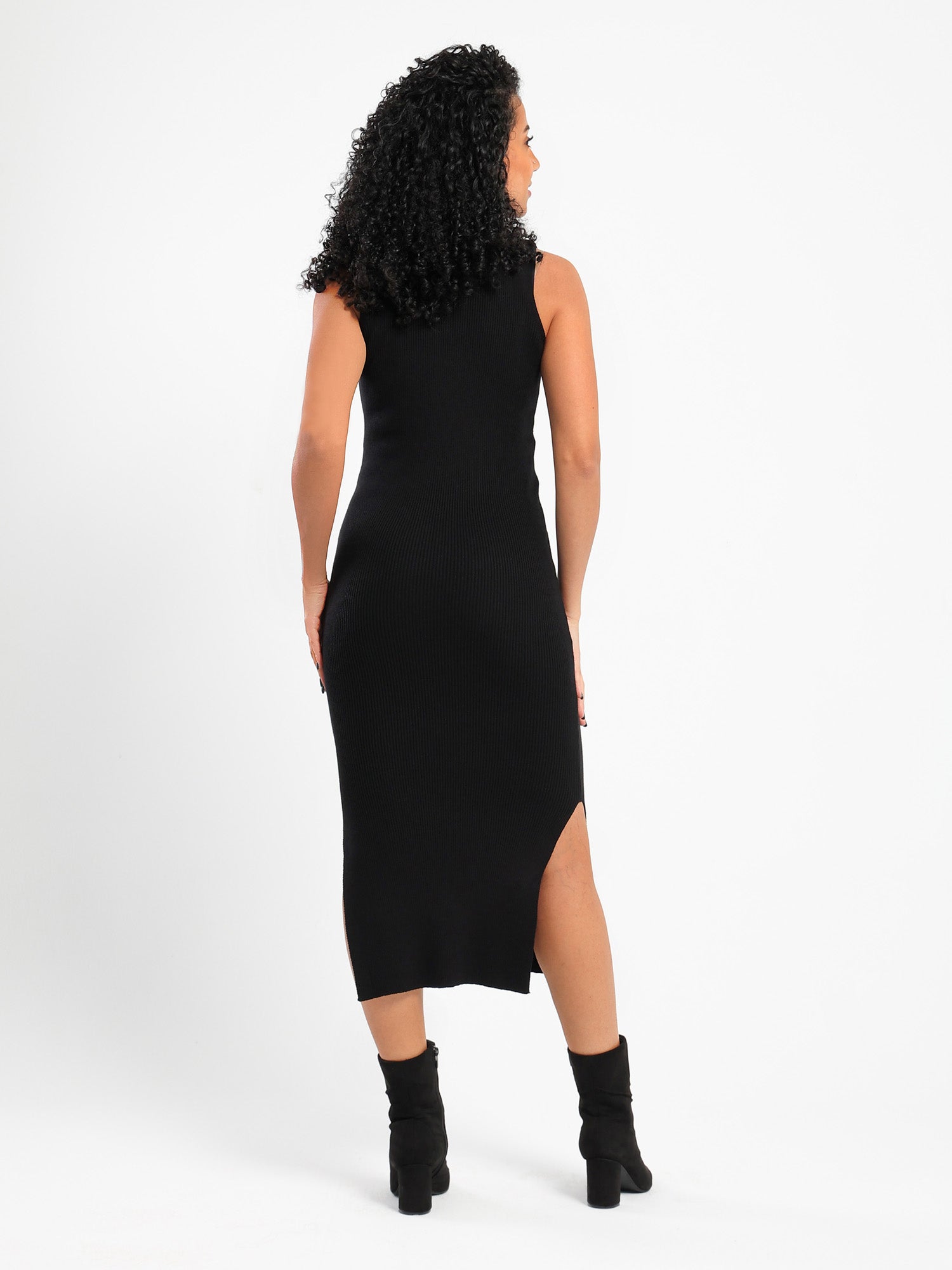 Solid Long Dress