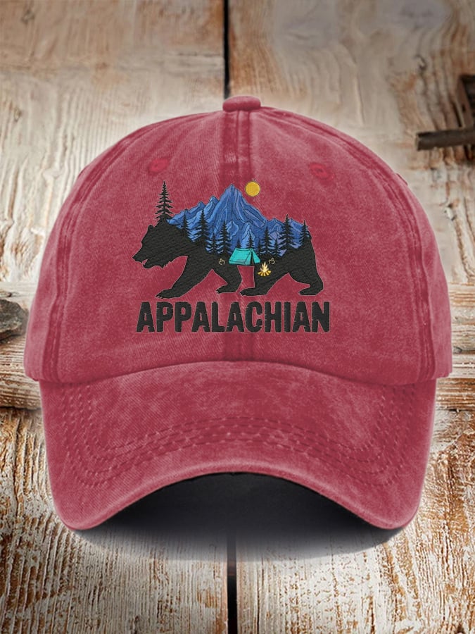 Unisex Distressed Washed Cotton Appalachia Strong Hot Spot Hat