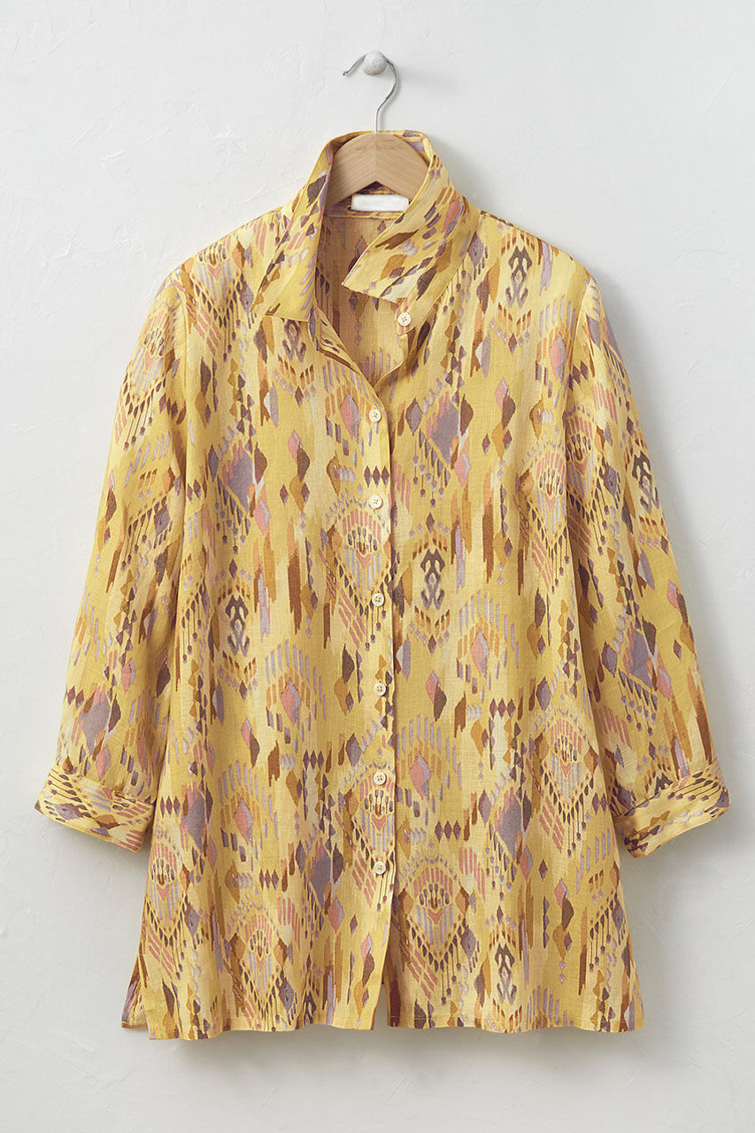 Journey On Linen Big Shirt