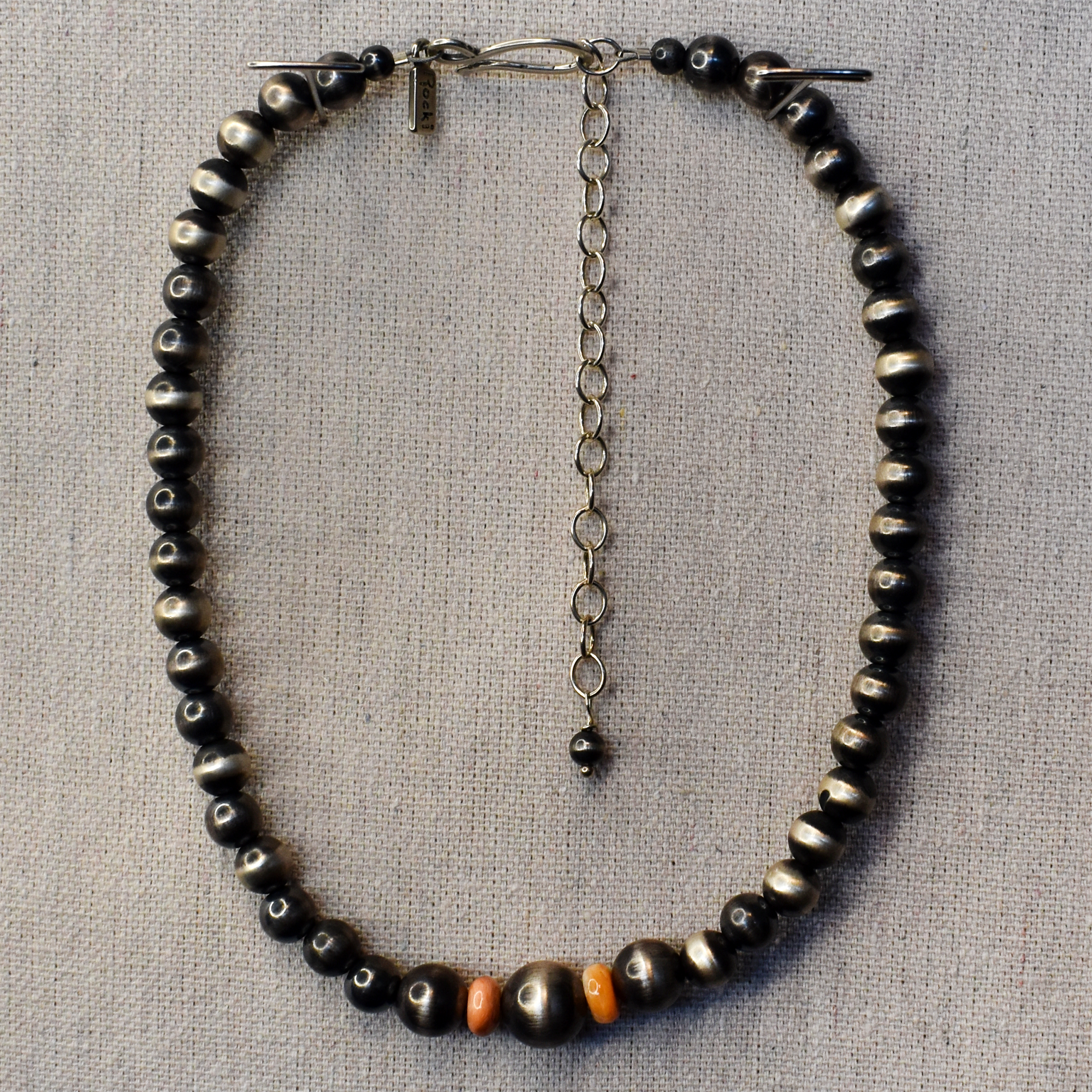 14 Spiny Oyster Western Necklace