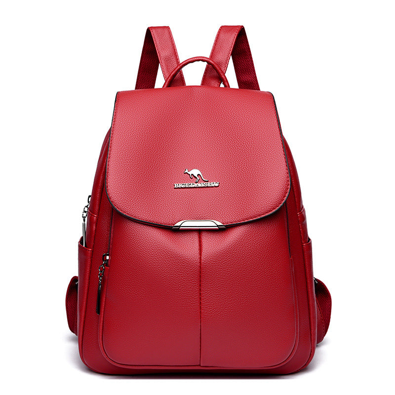 Textured Large Capacity  Women's Backpack