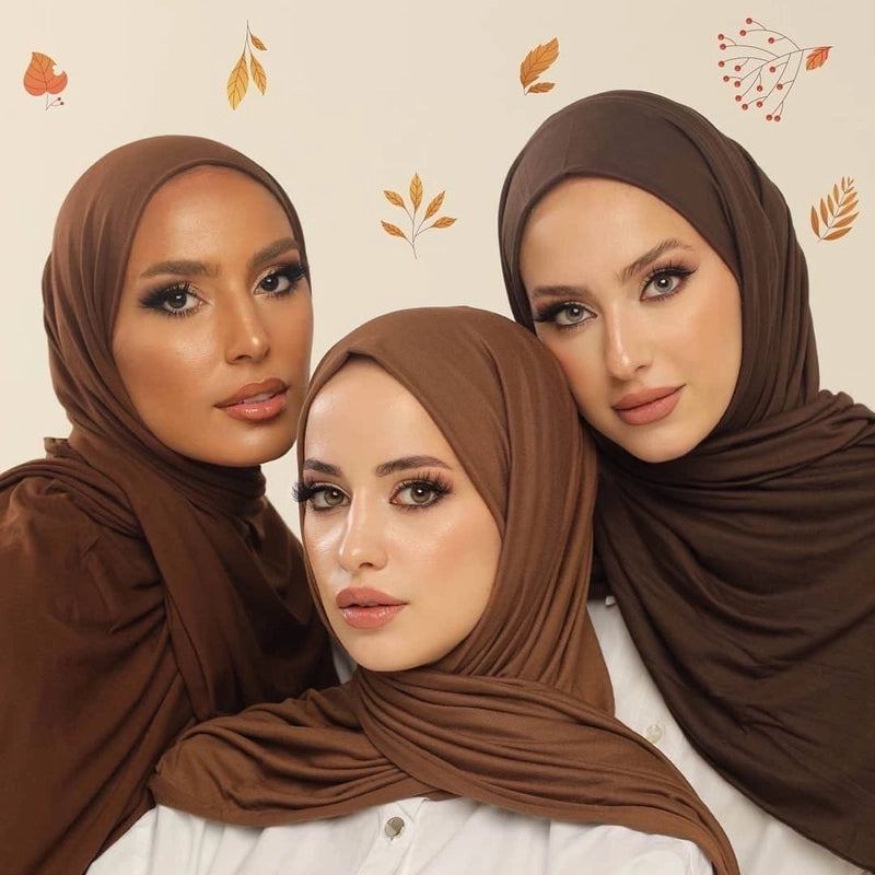 Unisex Minimalist Solid Color Polyester Kerchief