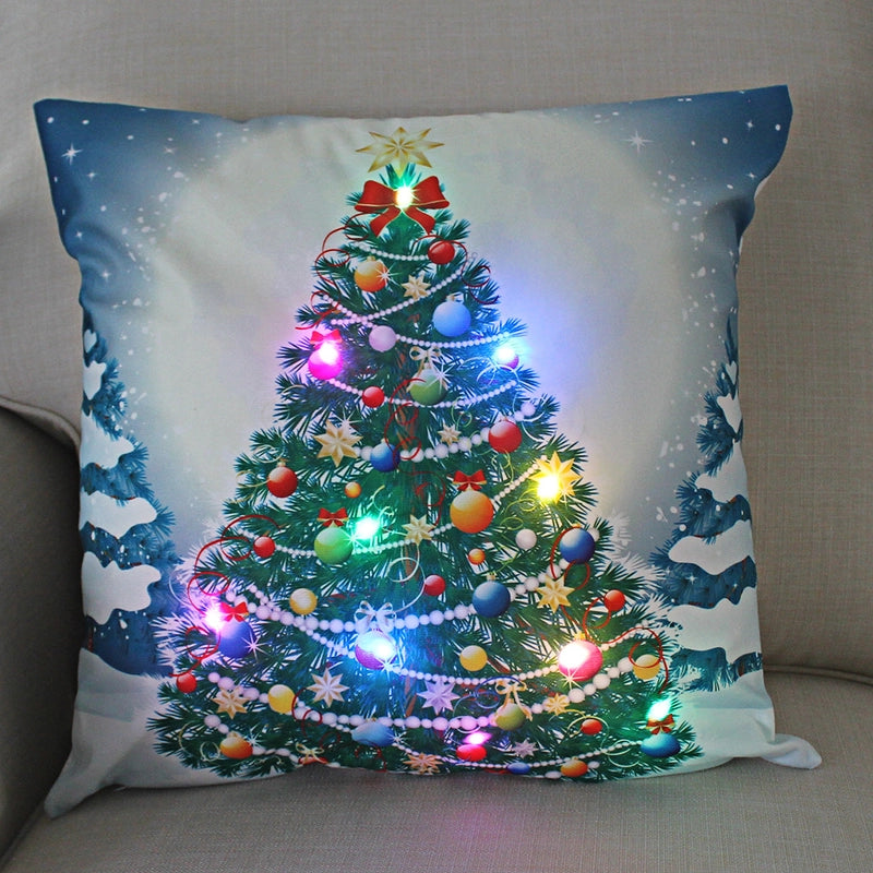 Fashion Santa Claus Plush Pillow Cases