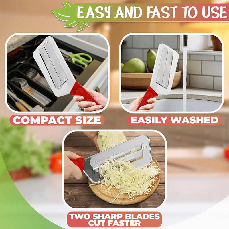 🏆Stainless Steel Shredder Knife - Save your cooking time and energy⏳🍳