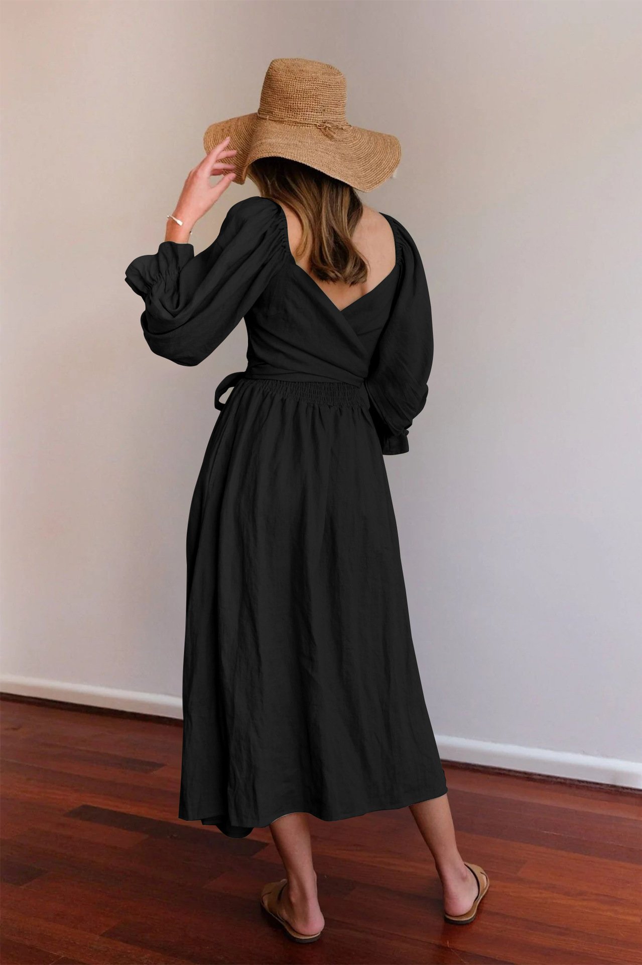 🏖️FRENCH RUFFLED LANTERN SLEEVES MULTI-WEAR DRESS🔥HOT SALE 49% OFF