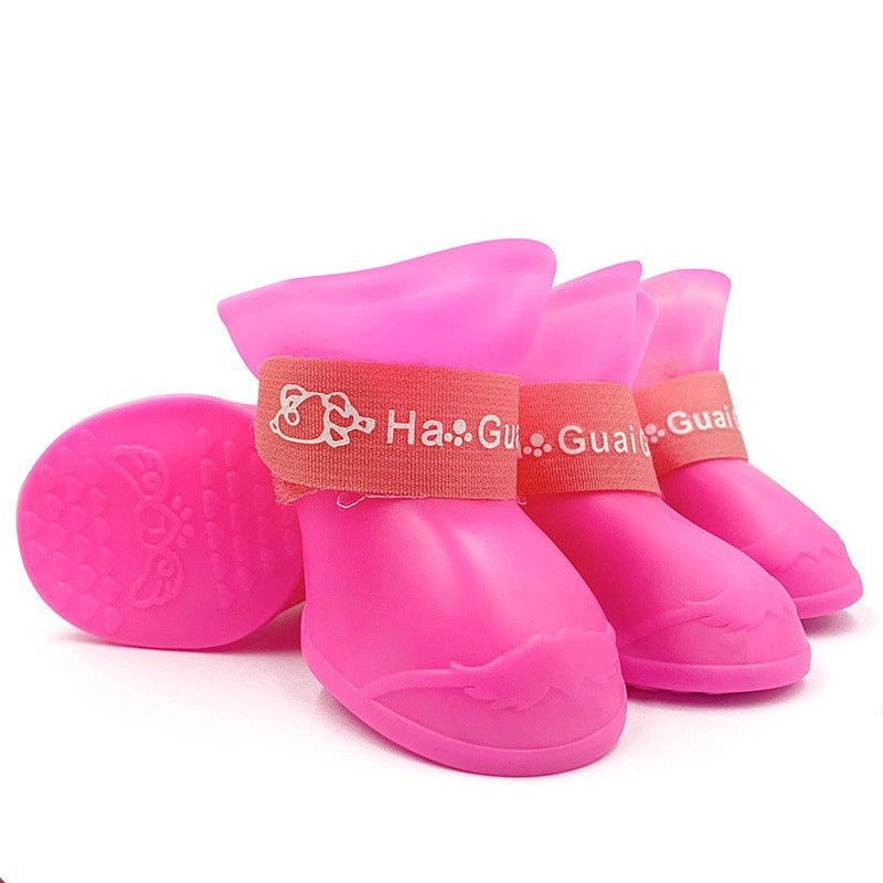 Casual Plastic Solid Color Pet Shoes
