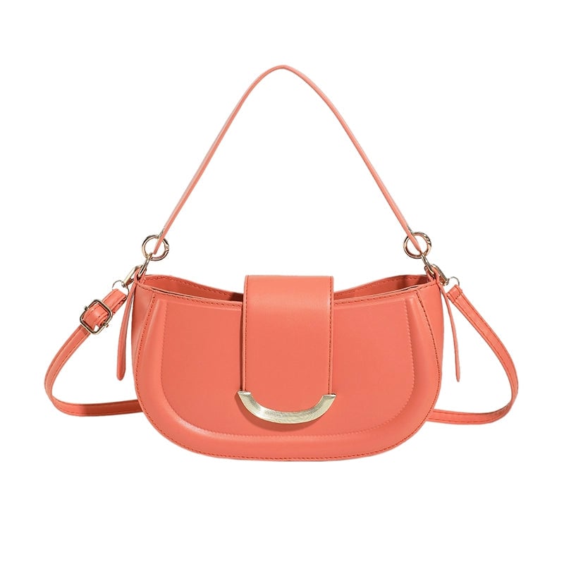 Women's All Seasons Pu Leather Solid Color Streetwear Square Zipper Handbag