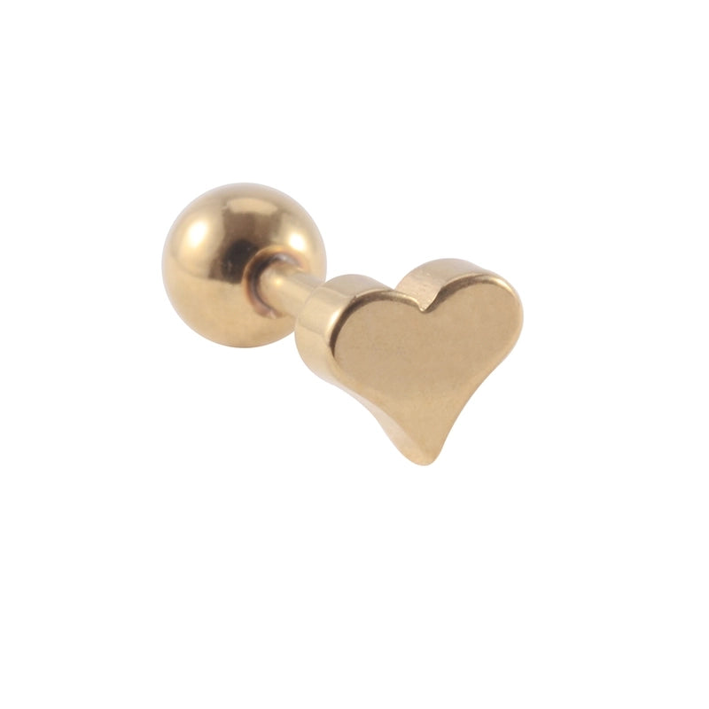 1 Piece Ear Cartilage Rings & Studs Casual Elegant Vacation Star Moon 304 Stainless Steel Plating 18K Gold Plated Lip Rings Ear Cartilage Rings & Studs