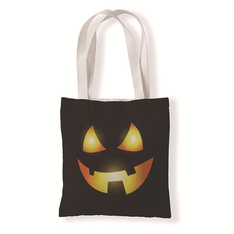 Unisex Minimalist Pumpkin Shopping Bags