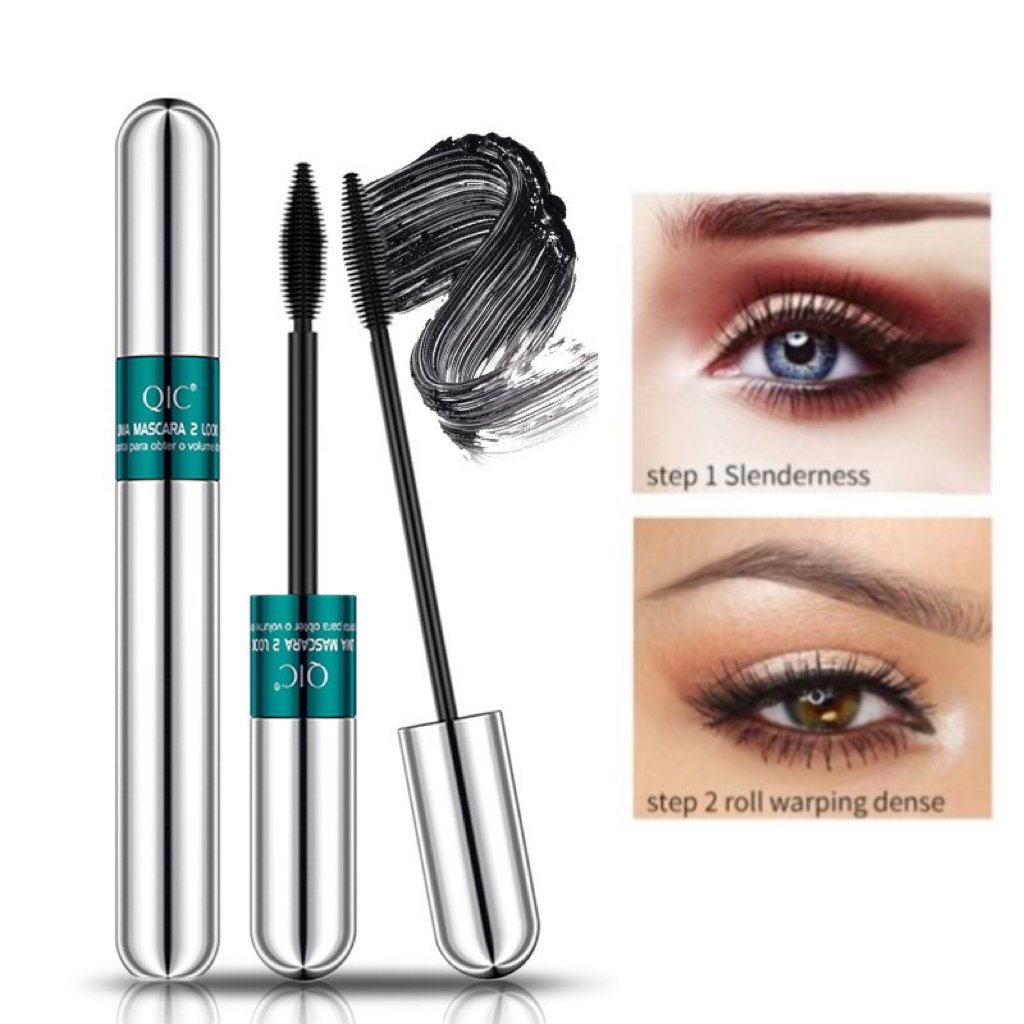 Perfecte Cadeau voor Haar -  4D 2 in 1 Mascara - Volume. Waterdicht & Langhoudend