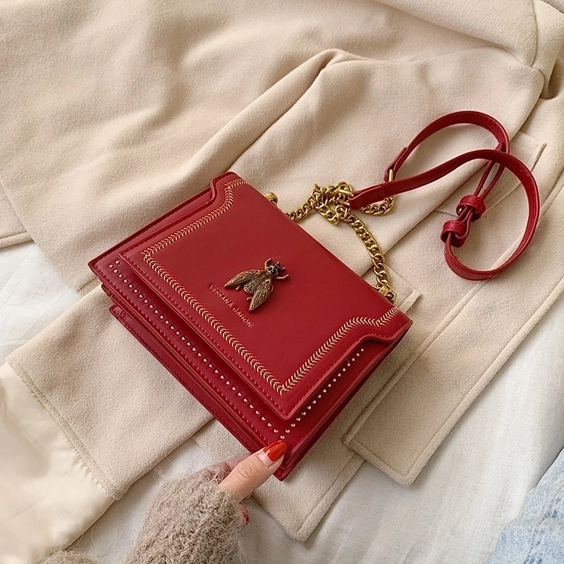 Small Pu Leather Square Bag