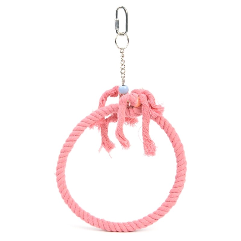 Playing Swing Rope For Birds Cage