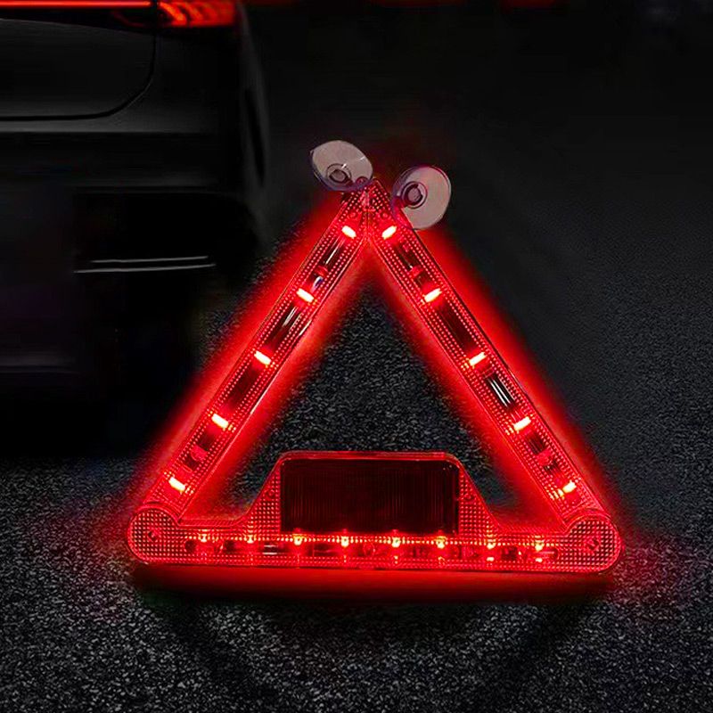 Pousbo® Solar Foldable Triangle Warning Light