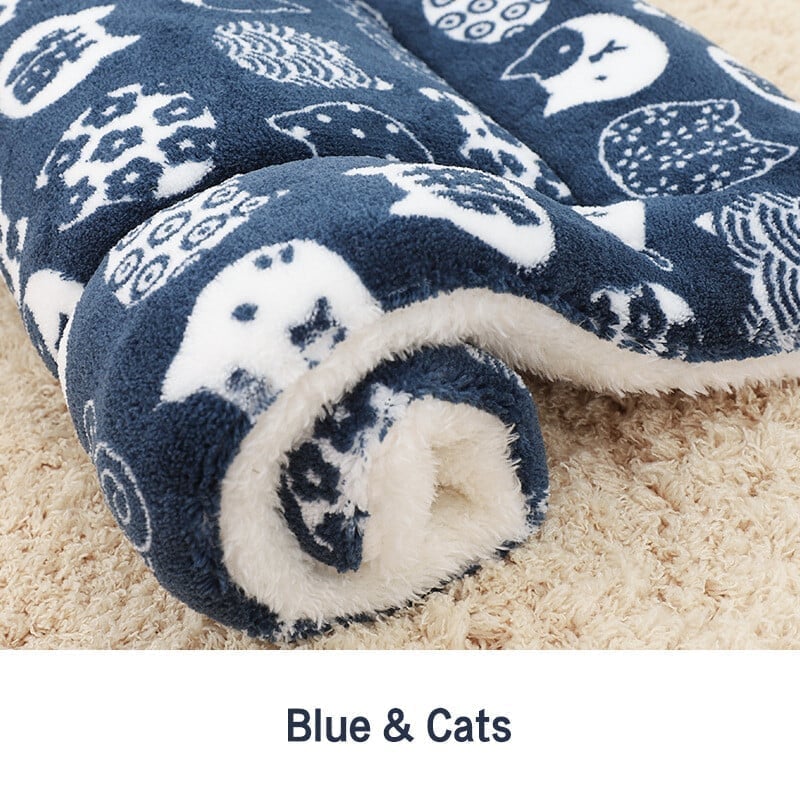 Comfortable and Calming Cat Blanket A Variety Of Designs And Colors Are Available