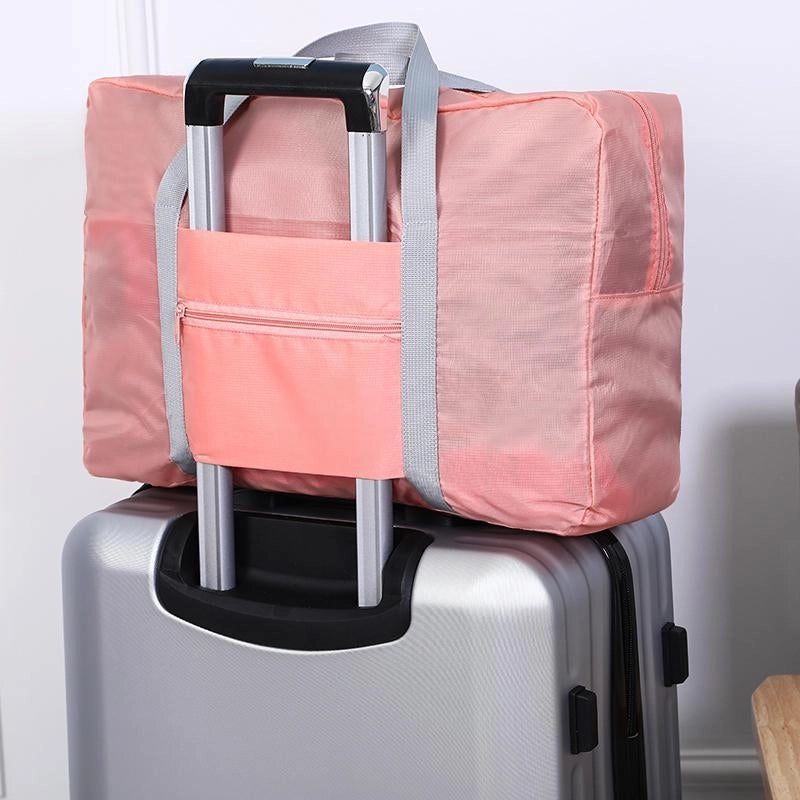 Casual Solid Color Polyester Travel Bags