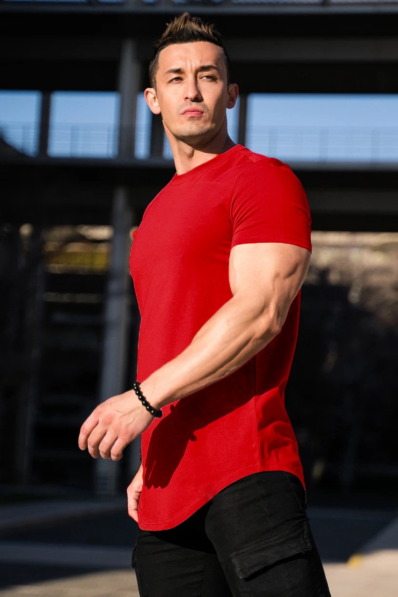 47% OFF ESSENTIAL DROP-CUT T-SHIRT