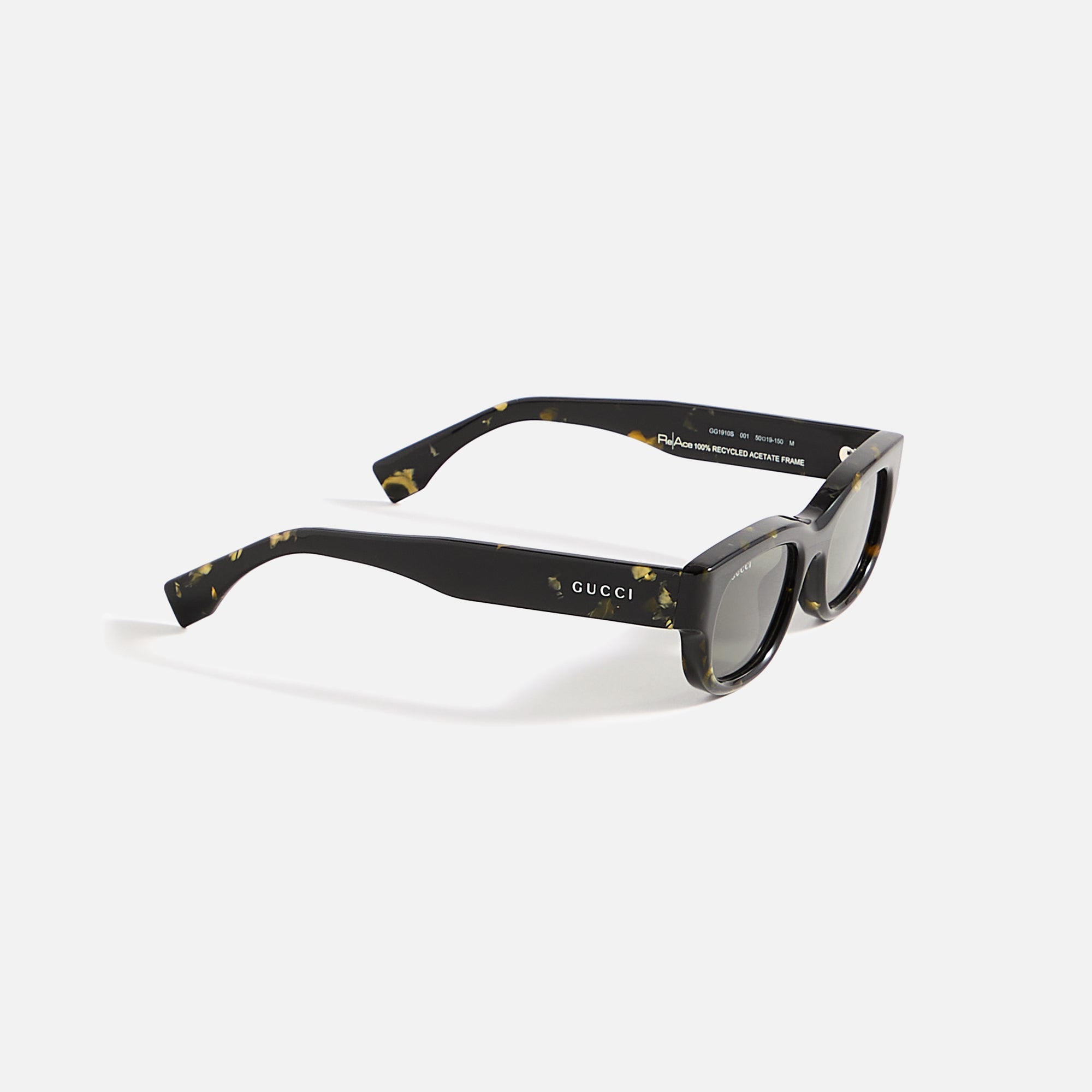 Gucci Transparent Rectangular Frames - Black