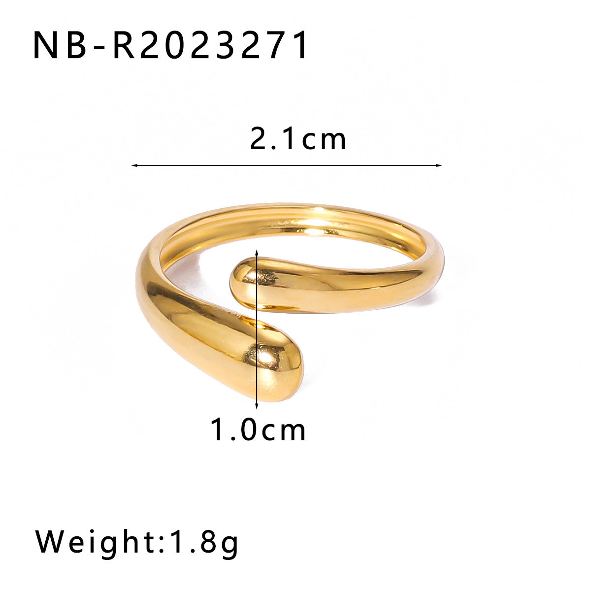 Open Ring Star Shell Textured Star Geometric Stainless Steel Electroplating Rings