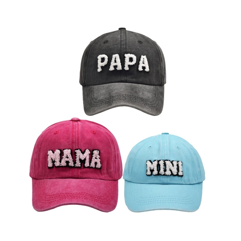 Women's Basic Color Block Curved Eaves Baseball Cap