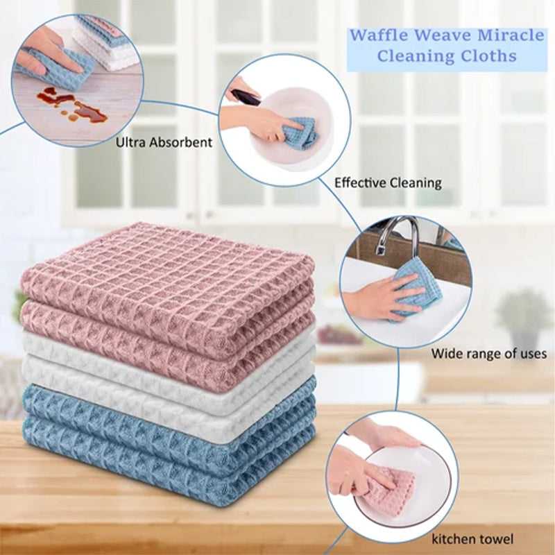 Waffle Weave Miracle Cleaning Cloths